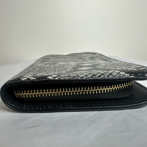 Snake-Embossed Zip Wallet - Picture 3 of 16